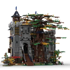 ZITIANYOUBUILD Medieval Castle and Tree House Modular Building for Collection