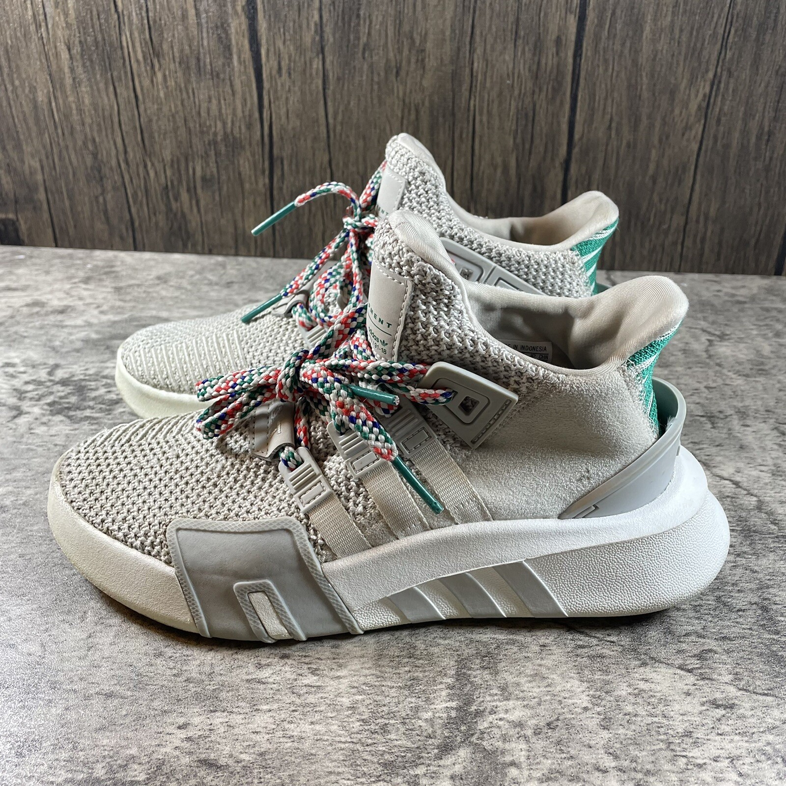 SAOLA Scarpe da basket Adidas da uomo Equipment ADV CQ2362 grigie sneakers taglia 4