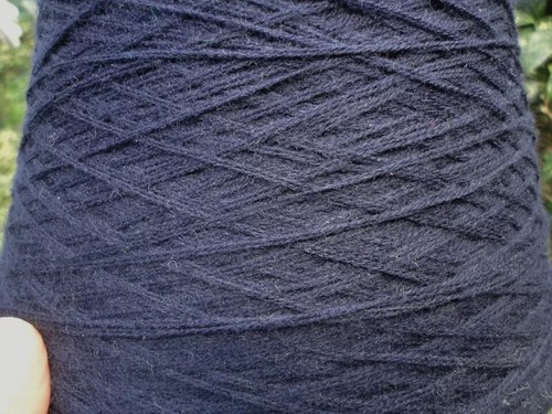 780 Gram Cone 2 Ply Acrylic Yarn. Dark Navy Blue. Knitting Crochet - Picture 4 of 6
