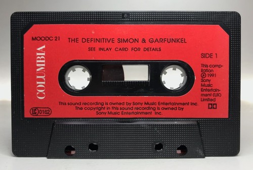 THE DEFINITIVE SIMON & GARFUNKEL Vintage Cassette **NEAR MINT/VG+** PAPER LABELS - Picture 6 of 9