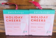 Lot Of 2 Patchology Holiday Cheers Serve Chilled Eye Gel Kit 6 Pairs