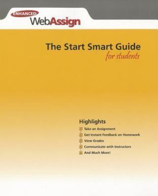 WebAssign - Start Smart Guide for Students by Brooks/Cole