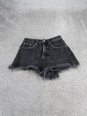été femmes Denim Shorts trou taille haute bouton d... – Grandado