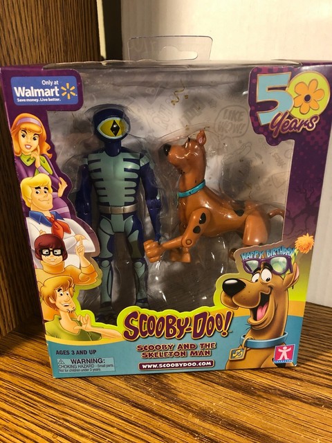 Scooby-Doo! 50 Years Scooby Doo & Skeleton Man Figure Toy RARE BRAND NEW SEALED | eBay