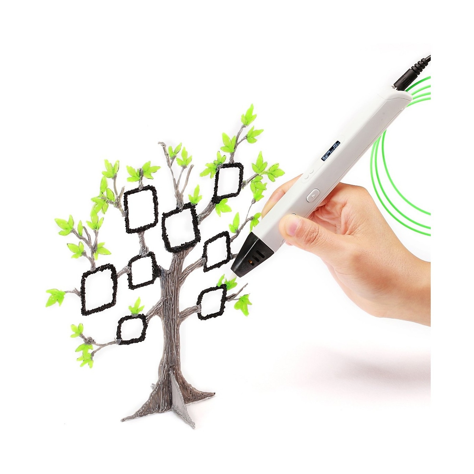 MYNT3D ABS 3D Pen Filament Refill Pack (10 Color, 3m Each)