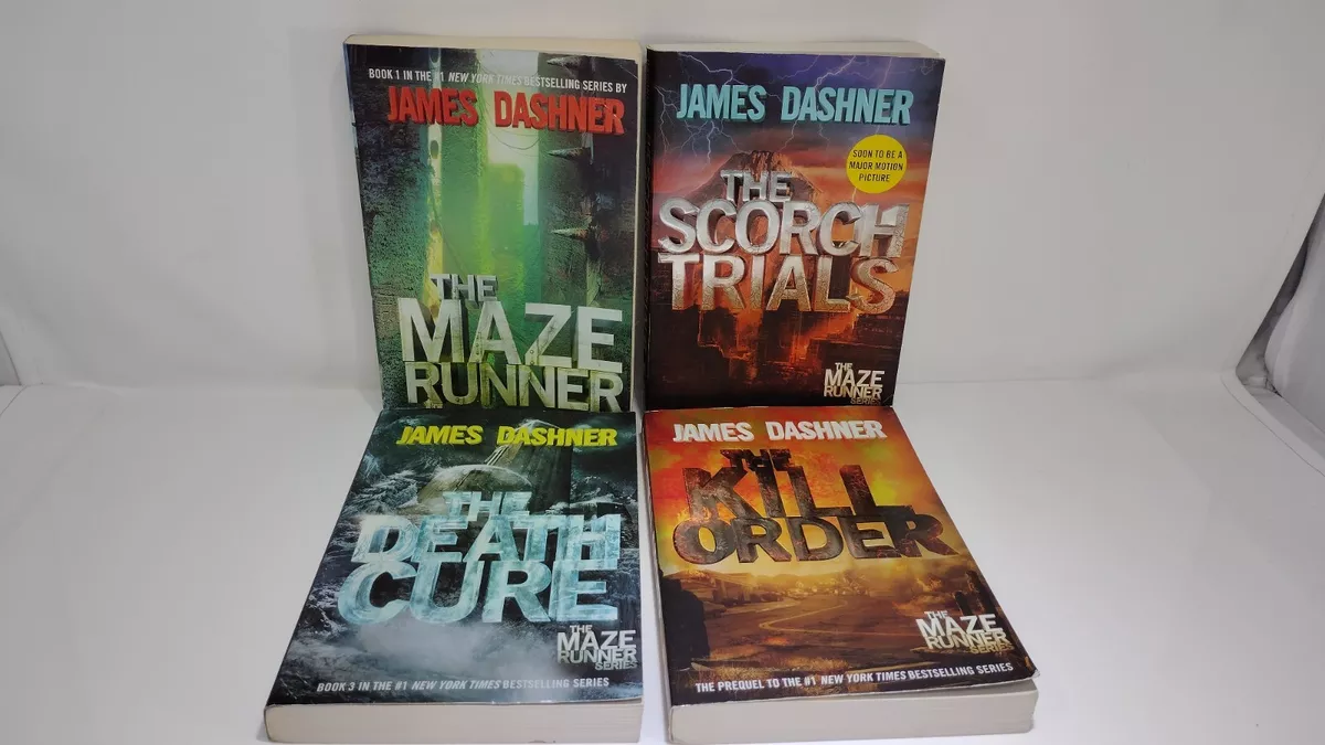 Maze Runner Series 1-4 by James Dashner , Paperback