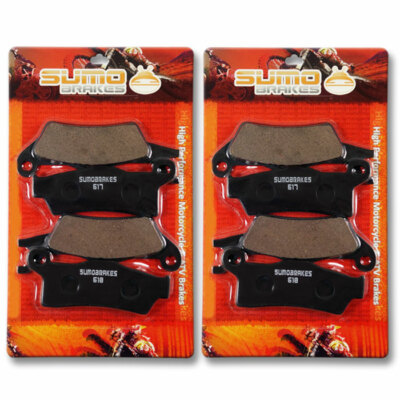 Front + Rear Brake Pads for Can Am Renegade 500 570 650 800 850 R 1000 STD EFI >