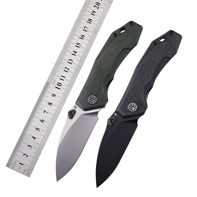 Petrified Fish PFP04 Havrog,K110 Blade,Micarta Handle Liner lock Folding knife