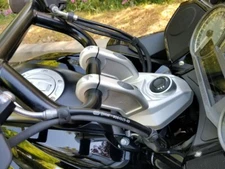 Handlebar Risers Bar Backs 2 - 1/8" Diagonal move for BMW K1600B & Grand America