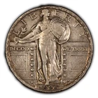 1925 25c Standing Liberty Silver Quarter - XF/AU - SKU-Y4976