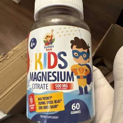 Magnesium Gummies for Kids & Adults - 100Mg - Calm Magnesium Chews - Magnesium C