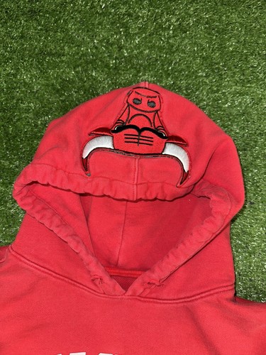 Chicago Bulls Pro Standard Retro NBA Classic Mens Hoodie Size Large Red Vintage - Picture 2 of 8