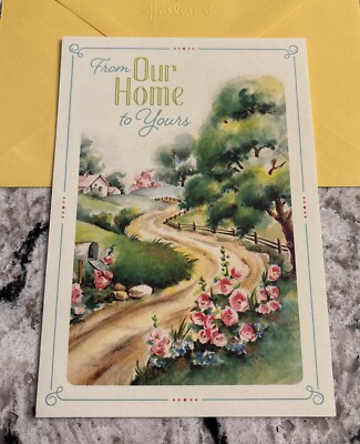 Happy Easter   From Our Home To Yours 5 x7  Hallmark Greeting Card