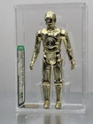 Star Wars 1977 Kenner Graded AFA 85+ *GOLD LABEL* C-3PO Vintage Action Figure HK