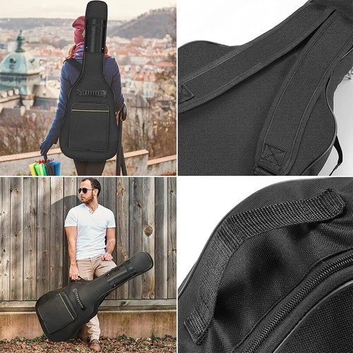 41 Zoll Gitarrentasche Akustik Gitarre Koffertasche Konzertgitarren Tasche NEU - Bild 7 von 16
