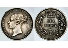 1853 Victoria Sixpence — photo from another recent sale