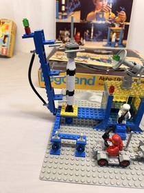 Vintage 1979 LEGO Space 483 Alpha-1 Rocket Base Almost  Complete OG Box & Manual