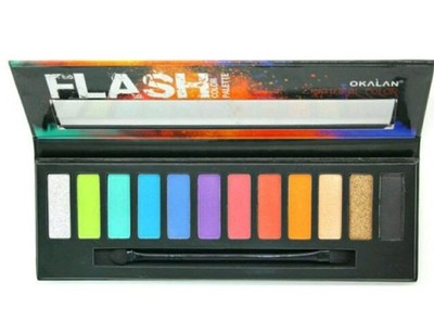 OKALAN FLASH COLOR PALETTE 12 Color Eyeshadow Palette Natural Color