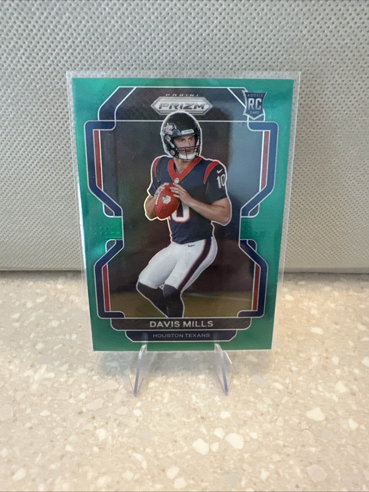 2021 Panini Prizm - Rookie Davis Mills #352 Green Prizm (RC)