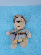 Disney Animal Kingdom Safari Winnie the Pooh Stuffed Animal Plush Toy Faded