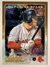 Brock Holt 2015 Topps Chrome Update Gold Refractor 083/250 Boston Red Sox