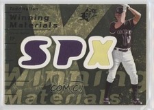 2007 SPx Winning Materials Dual Gold /50 Todd Helton #WM-HE HOF md3