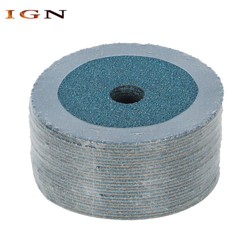 36 Grana 25Pack 5" x 7/8" Dischi per Levigare e Levigare in Fibra di Zirconia Resina - Foto 4 di 15