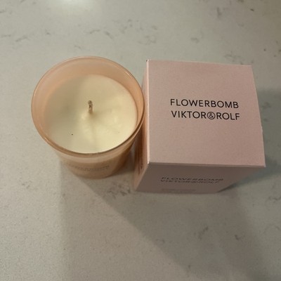 FLOWERBOMB Viktor & Rolf Perfumed Pink Scented Candle 2.4 oz 70 g NEW NEW IN BOX