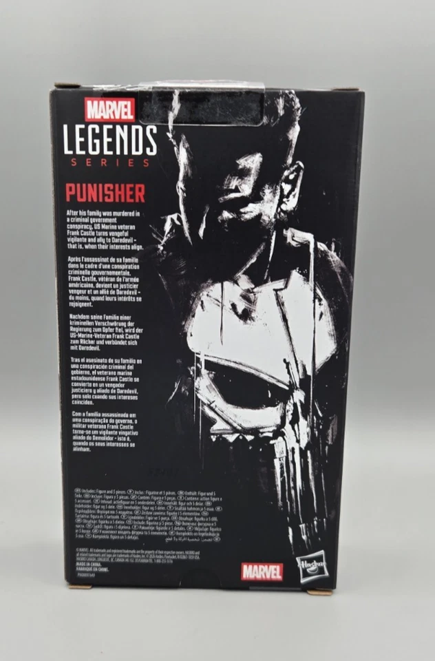 Marvel Legends Daredevil: Born Again Punisher новый в коробке чехол - Изображение 2 из 2