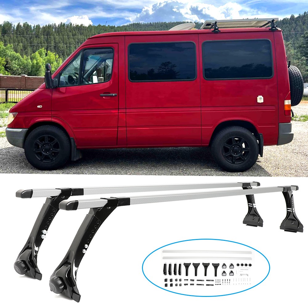 63“ For Dodge Sprinter 2500 3500 Van Roof Rack Cross Bars Cargo