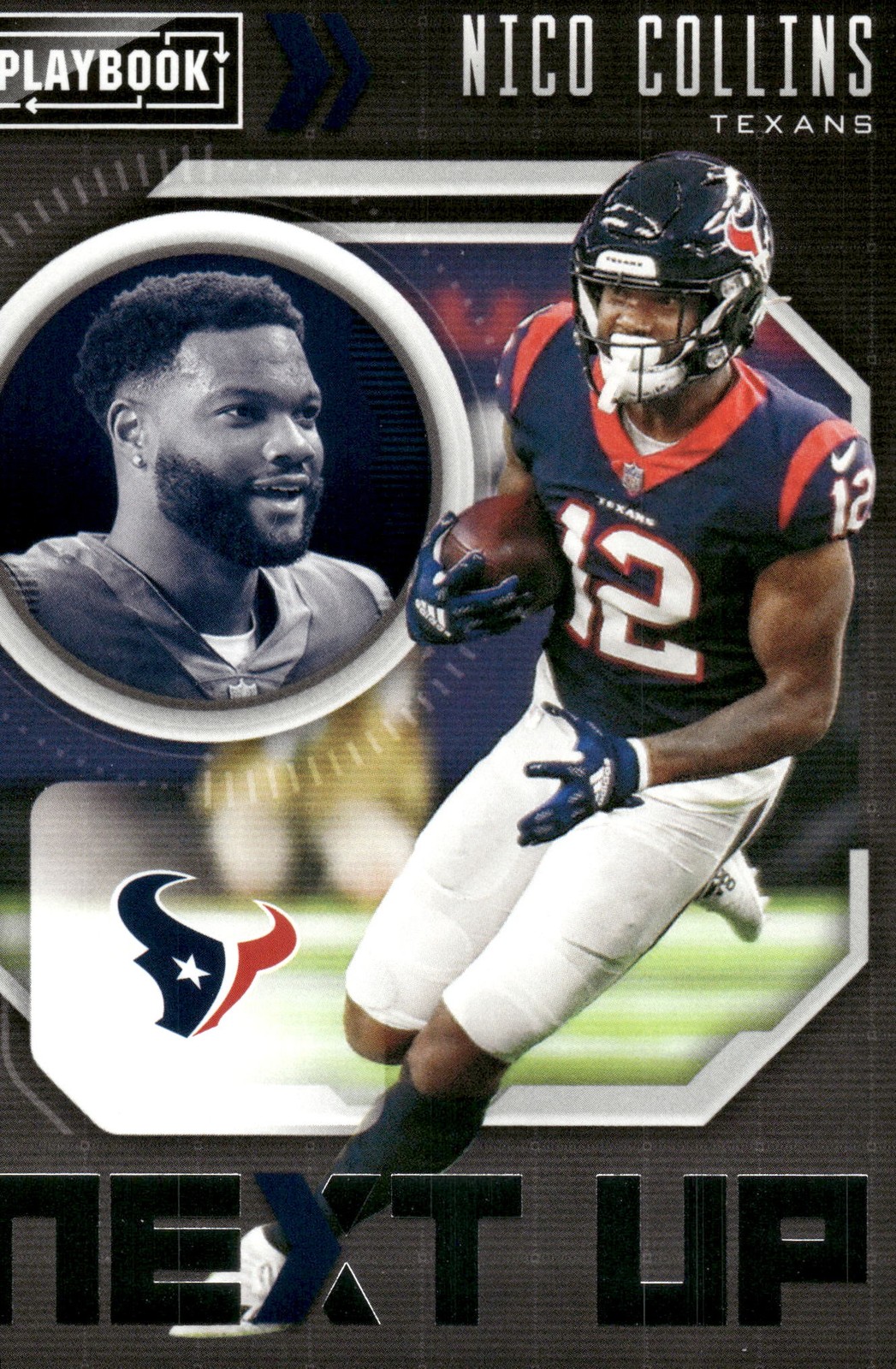 2021 Panini Playbook #NXT-NCO Nico Collins Next Up Houston Texans