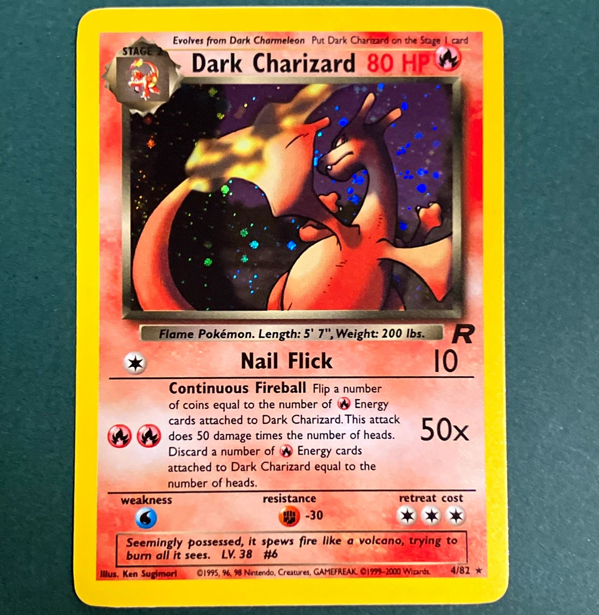 Charizard Pokémon TCG Holo Rare Individual Collectible Card Game
