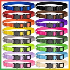 Puppy Collars 16 Pack Adjustable Nylon Whelping Breakaway Safety Small