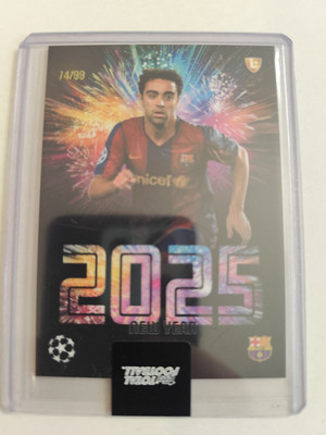 Topps Total Football 24/25 Xavi New Year 2025 /99 FC Barcelona Legend 74/99