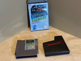 RAD RACER &mdash; NES | BOX + CARTRIDGE + DUST SLEEVE | NO MANUAL | TESTED