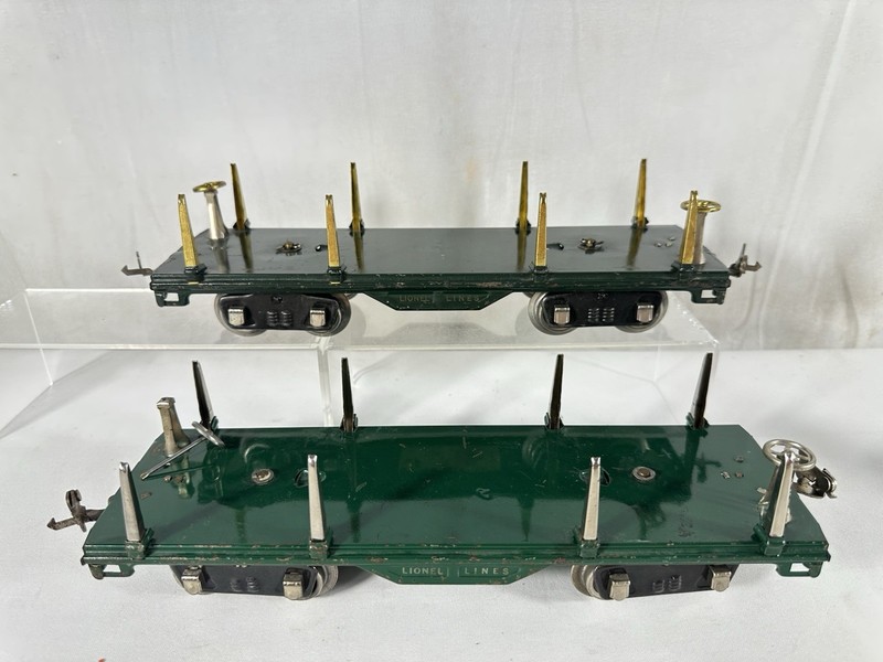 Pair of Lionel Original Prewar #511 Lumber Cars