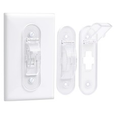 Wall Switch Guard, Childproof Light Cover Guard  Toggle 2 Pack, Clear