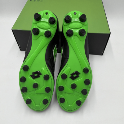 Lotto Stadio OG II FG Soccer Cleats Black Spring Green NWB  display picture 1