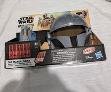Star Wars The Mandalorian Mask Gauntlet Set NERF Dart Blaster Toy NEW