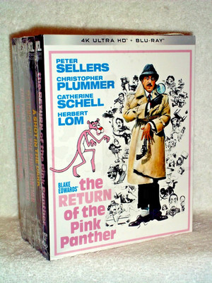 The Pink Panther/Return Of/Strikes Again/A Shot In The Dark/Return (4K/Blu-ray)
