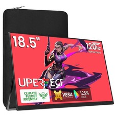 UPERFECT 18.5" 120Hz 1080P Portable Monitor Freesync Gaming Screen For Xbox PS 5