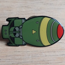 Bomb Shaped Pin Fallout Dystopia Theme Loot Crate Dystopia June 2016