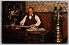 Robert L. Ripley at His Desk Believe It Or Not St. Augustine FL Postcard
