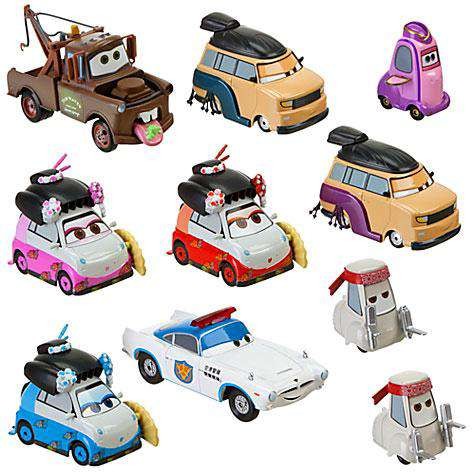 Pixar Cars Cars 2 1:43 Multi-Packs Travelin' Through Tokyo Diecast