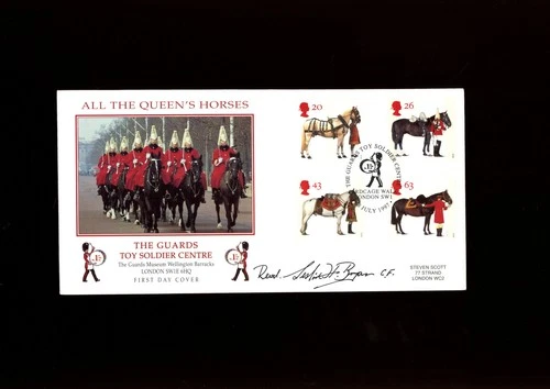 1997  Queen's Horses Guards Toy Soldier Centre (Steven Scott) Official FDC
