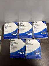 Rugby Nicotine Patch Step 2 14mg Clear 5 boxes 70 patches Exp 7/27