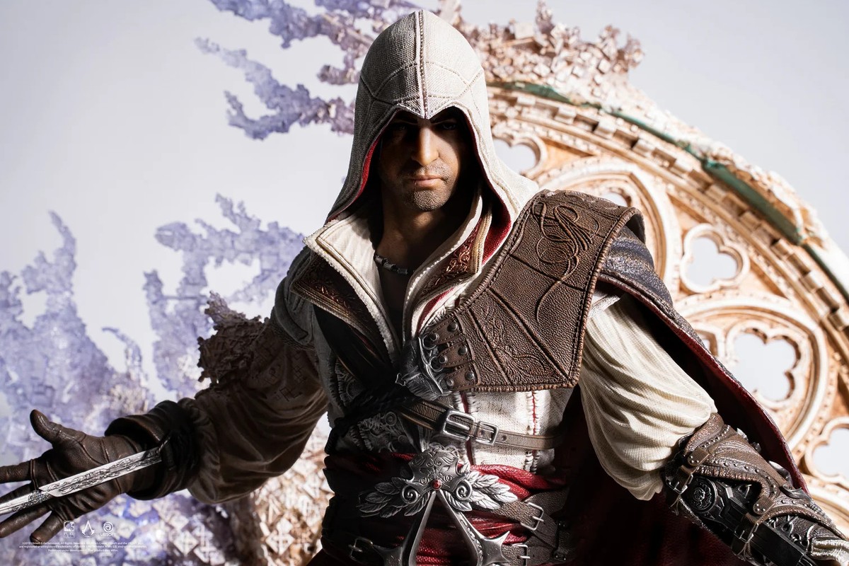 PureArts Assassins Creed Animus Ezio 1/4 Scale Statue Figure | eBay