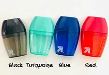 up & up Target Pencil Sharpeners 24 Pack/LOT Assorted Colors School Teacher NEW