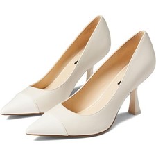 Hippa Ivory Leather Nine West Pumps