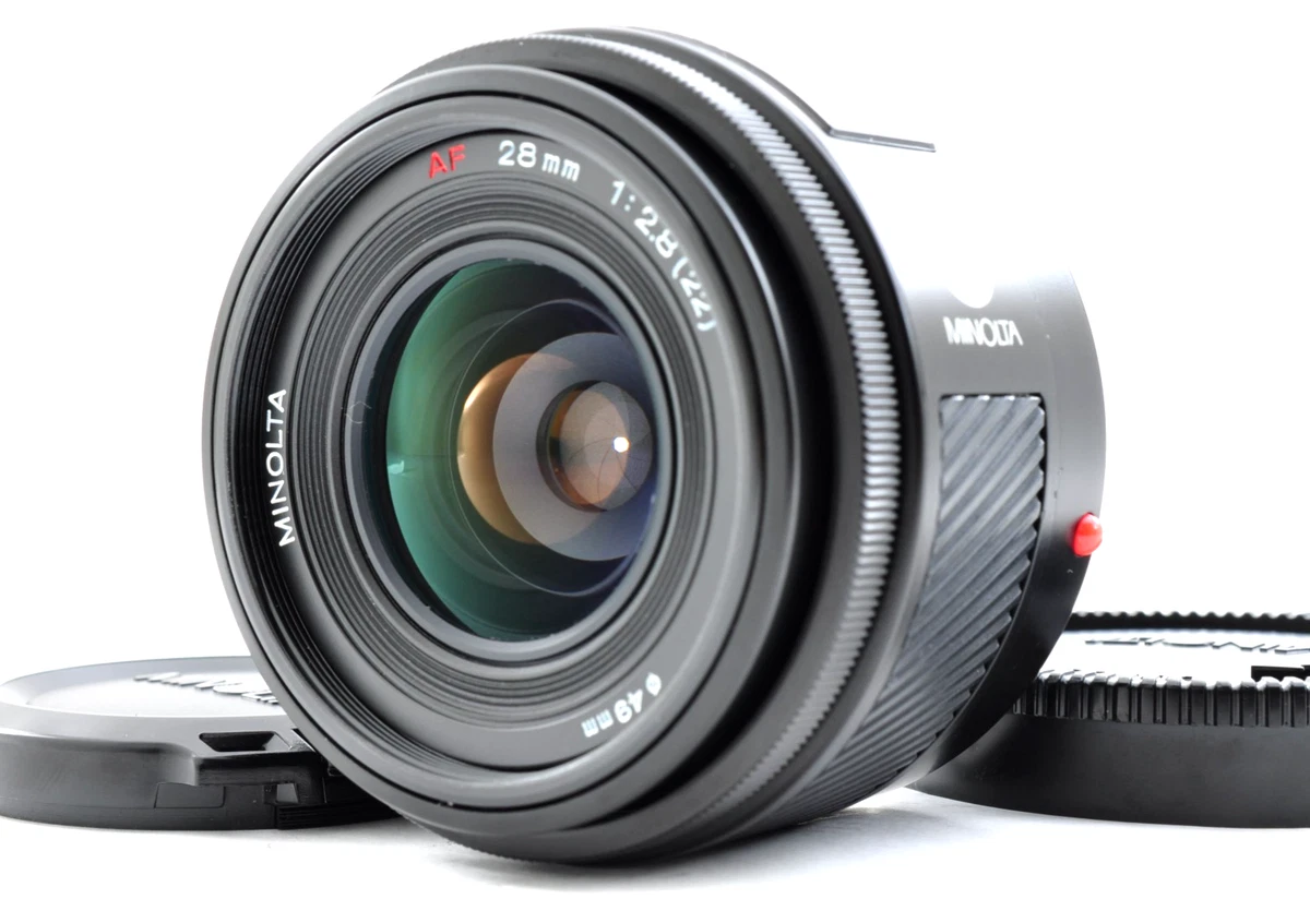 Minolta A-mount 28mm Focal Camera Lenses for sale | eBay